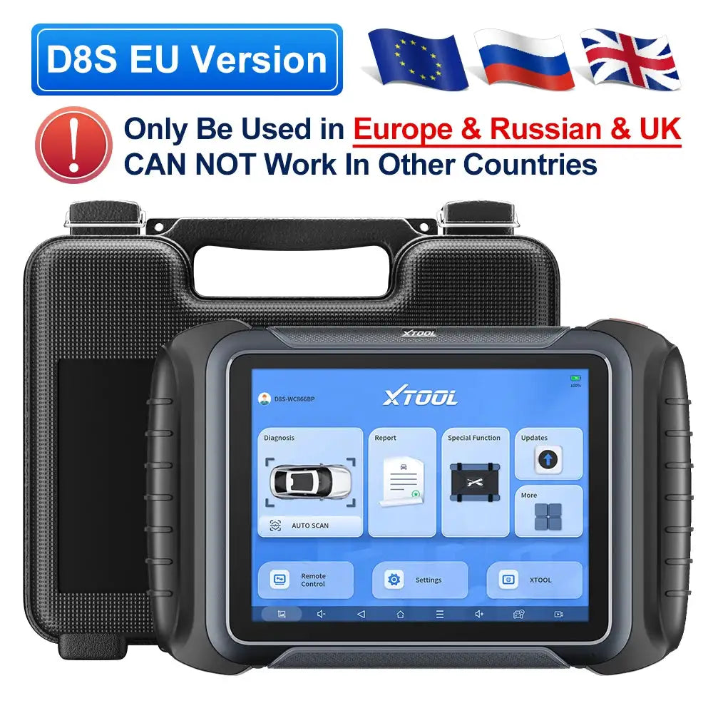 XTOOL - ECU Coding Auto Scanner - D8S Eu Version - Variant 4 United States product image