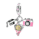 Charm Sterling Silver Happy Graduation