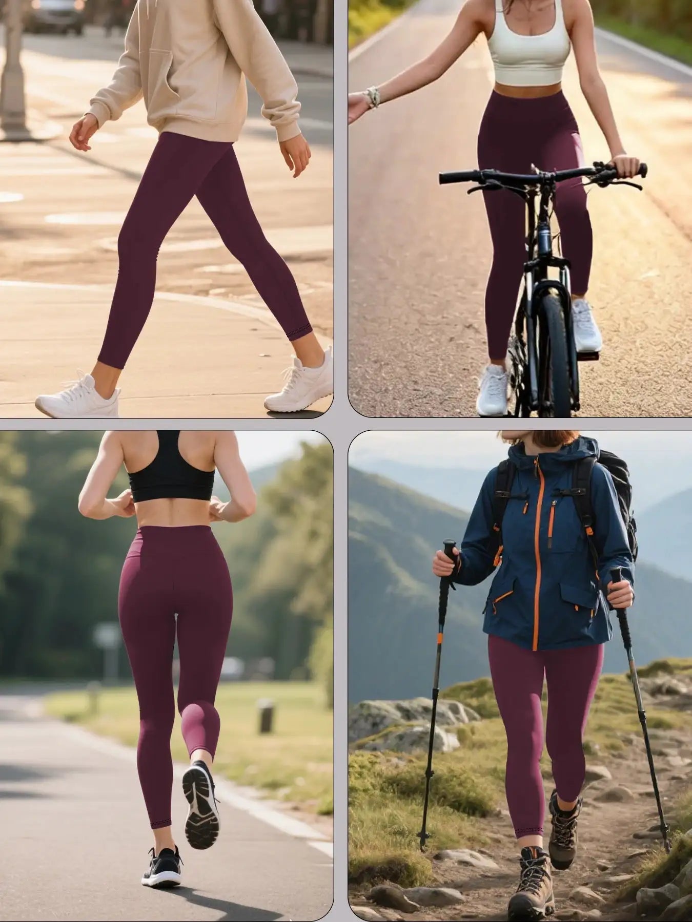 Women's Super Soft Leggings with Pockets, High Waisted Tummy Control for Yoga Workout and Casual Lounge Wear Comfort