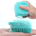 Bath Brush Massage Gloves with Silicone Comb Shampoo Box