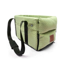 Pet Car Seat Travel Carrier for Small Pets Gray Safe Design