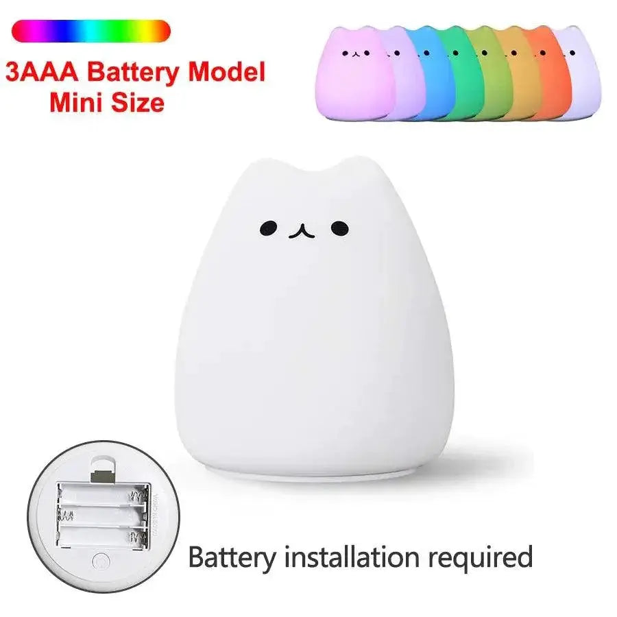 Calming Cat Night Lighting for Kids — product view