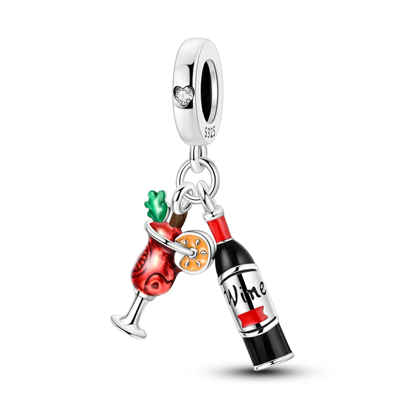 Red Color Series Charm Beads
