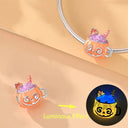 Halloween Charm Sterling Silver Luminous