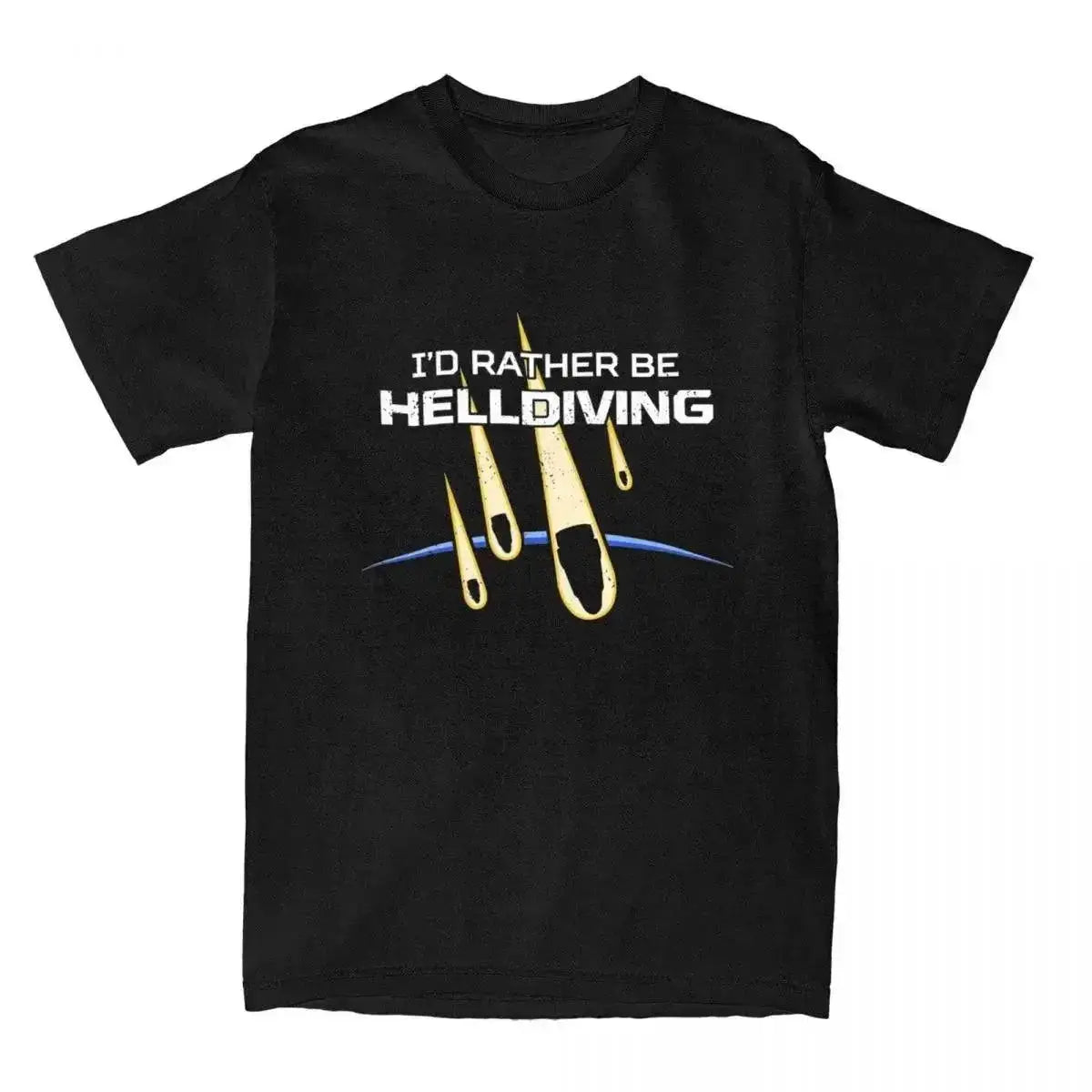Helldivers Stratagem 500 Kg Bomb T Shirt Mens Cotton Tee