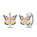 Sterling Silver Chameleon Dragonfly Butterfly