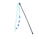 Feather Cat Teaser Wand: Interactive Caterpillar Toy for Cats