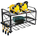 Power Tool Rack Electric Drill Holder Wall Mount Organizer