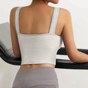 Crop Top with Built-In Bra for Women