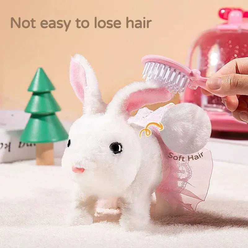 Children Interactive Rabbit Electronic Plush Pet Toy Gift