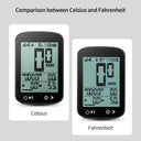 BIKEVEE Rechargeable GPS Wireless Bike Cycling Computer Waterproof USB-C Wireless Bicycle Speedometer Odometer Stopwatch with Auto Backlight Altitude Gradient Speed Mileage Riding Accessories