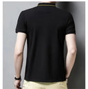New Summer Korean Embroidered Polo Shirt Men's Luxury Top