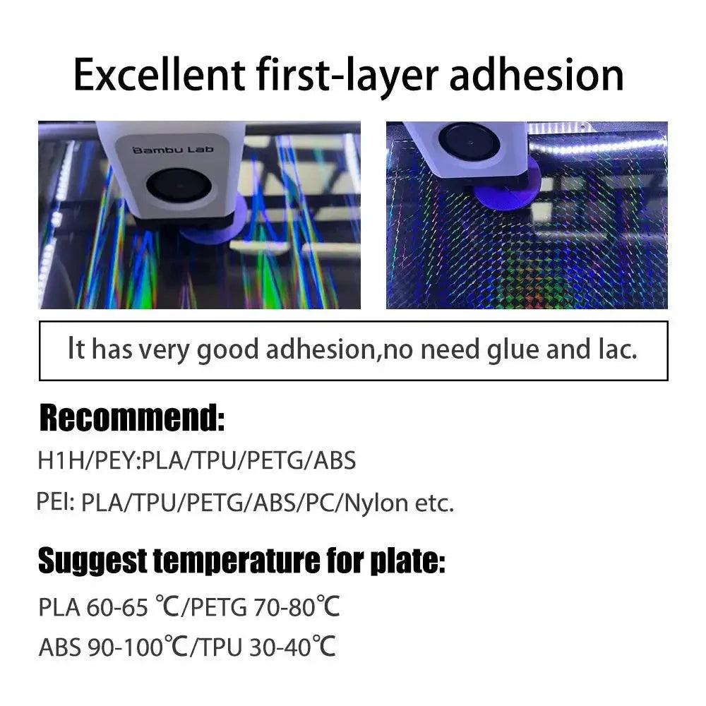 Juupine Spring Steel Build Plate For Bambu Lab 3D Printers