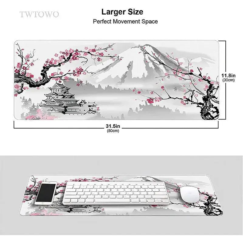 Japanese Cherry Blossom XL Gaming Mousepad Upgrade Setup