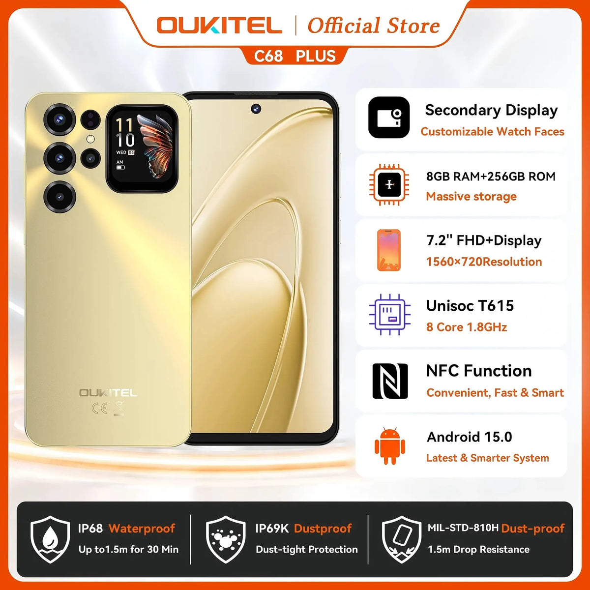 Oukitel Plus Dual Display Phone — product view 8