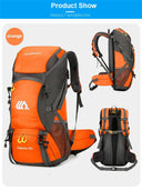 50L Travel Backpack Camping Bag For Men Large Hiking Bag