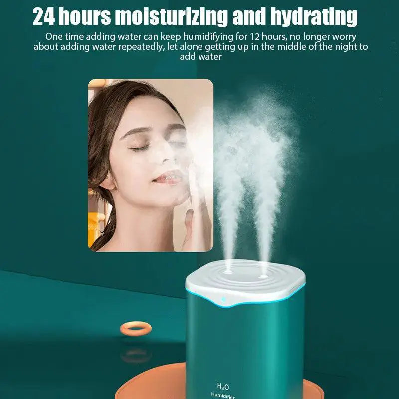 USB Air Humidifier With Aromatherapy Dual Spray For Home