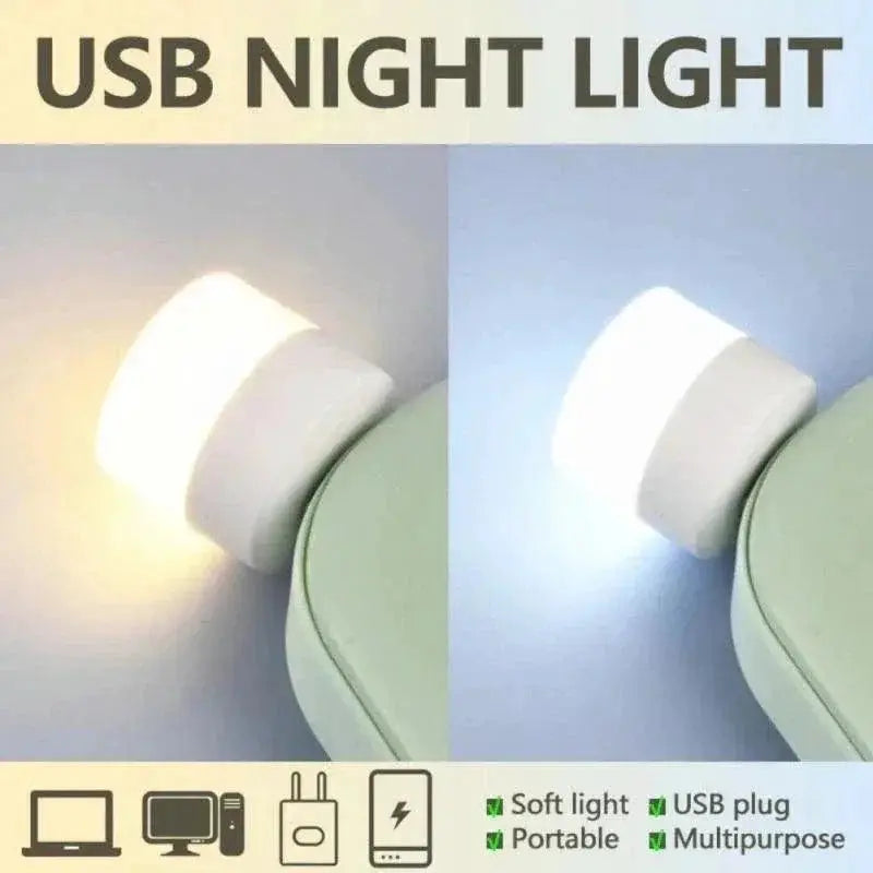 USB Night Light Portable LED Reading Lamp For Eye Protection