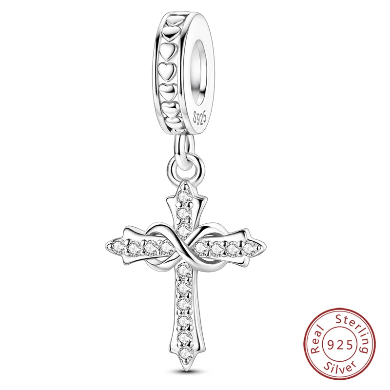 Sterling Silver Charm Beads Forever