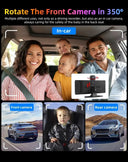Crystal Clear 4K Dash Cam for Drivers with CarPlay