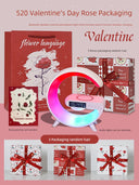 Wireless Charging Atmosphere Speaker Girl Fancy Night Light Gift