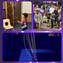 String Rope Glow in The Dark Launcher Portable Stress Relief Toy