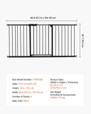 No Drill Pressure Mount Pet Gate