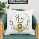 Personalized Animal Name Pillowcase Eco-Friendly Polyester Cover