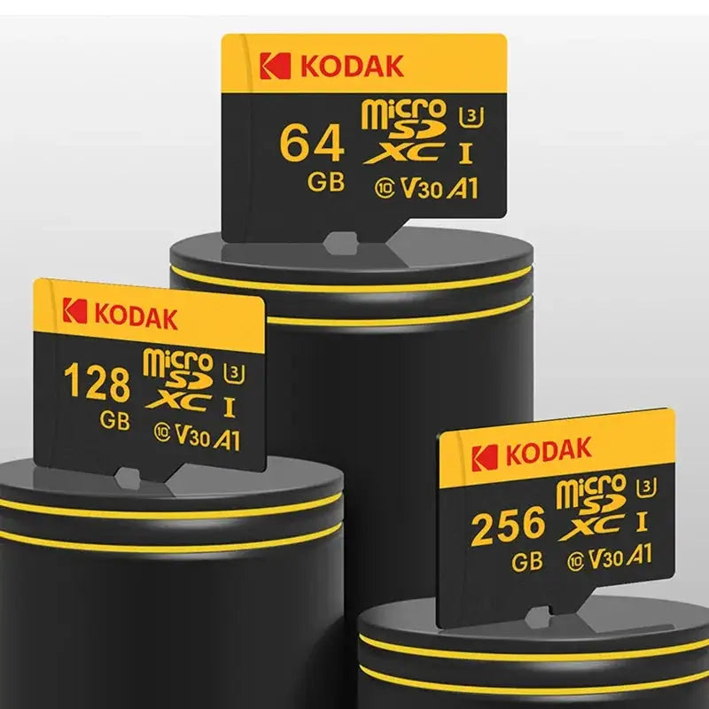 KODAK 100% Original Micro SD Card 16GB 32GB 64GB 128GB 256GB Microsd Memory Card Class10 SDXC U3 4K TF Card for Drone Phone