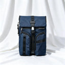Mens Roll Top Backpack With Magnetic Buckle
