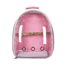Birds Carrier Backpack: Transparent Double Shoulder Bag