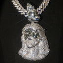 Iced Out Jesus Pendant Praying