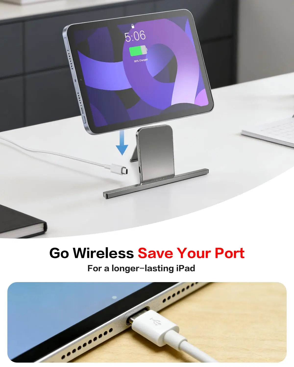 Aluminum Alloy Magnetic Wireless Charger