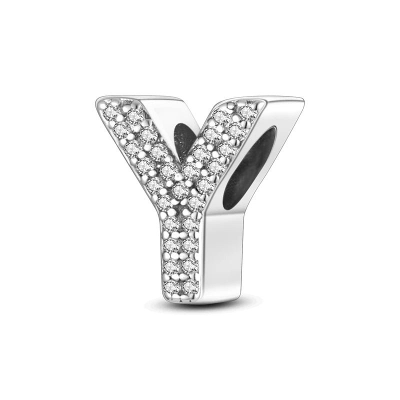 A-z Alphabet Letter Charm Bead