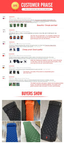 Outdoor Camping Sleeping Pad Inflatable Mattress