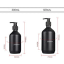 Matte Black Soap Dispenser Set: Elevate Your Space Style