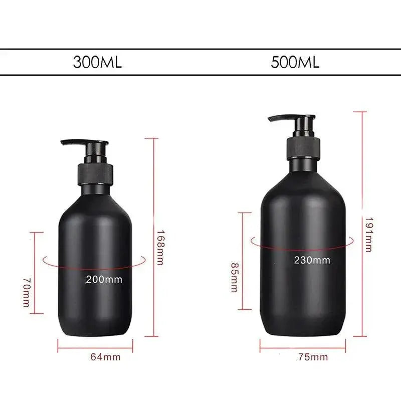 Matte Black Soap Dispenser Set Elevate Your Space Style