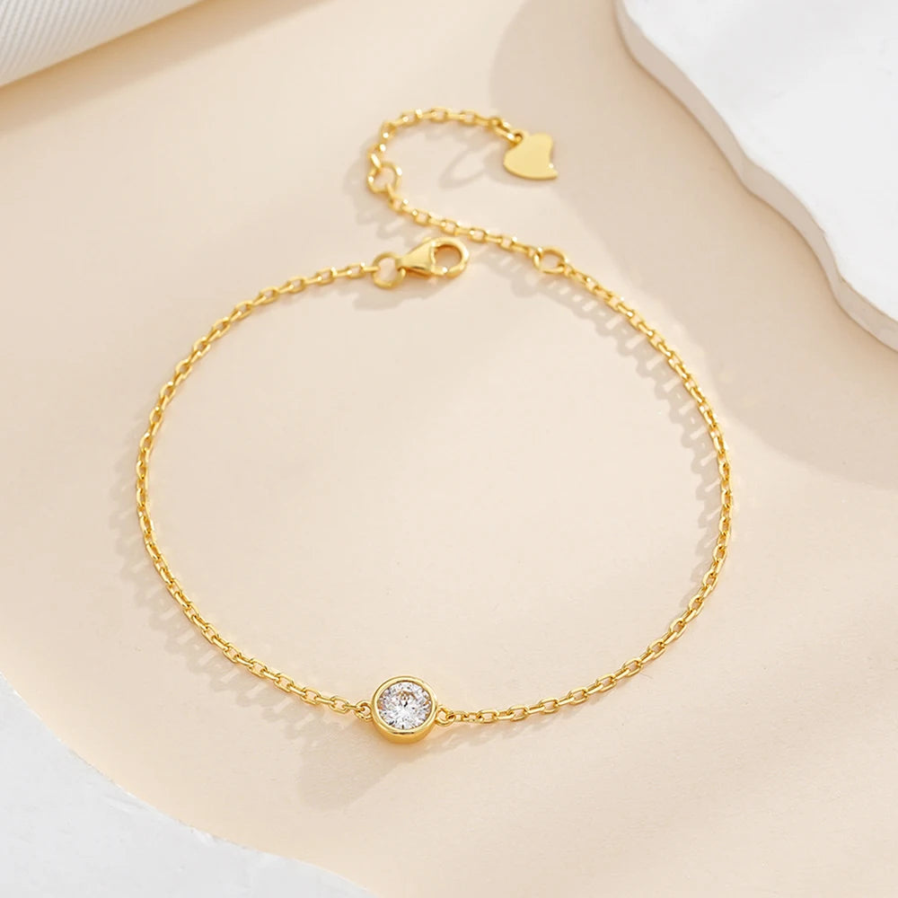 Moissanite Jewelry in Sterling Silver — product view 3