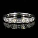 Moissanite Ring In Sterling Minimalist