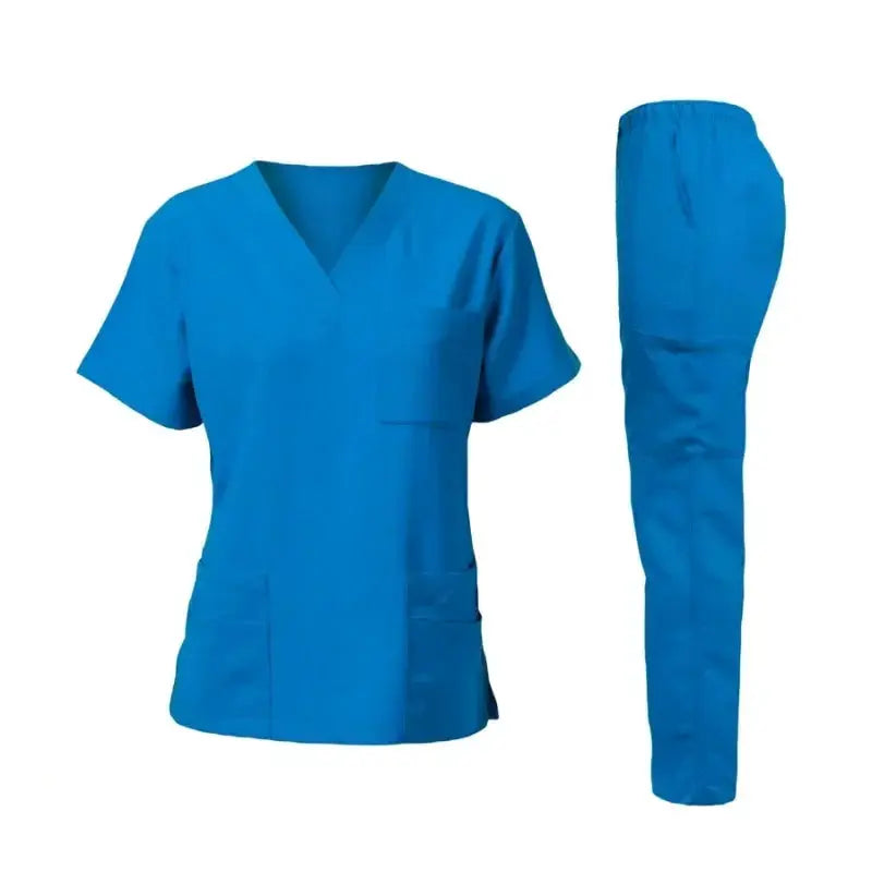 Beauty Salon Scrub Uniform Medical Nurse Blouses Suit