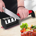 Black Knife Sharpener: Effortless Sharpening Tool for Chefs