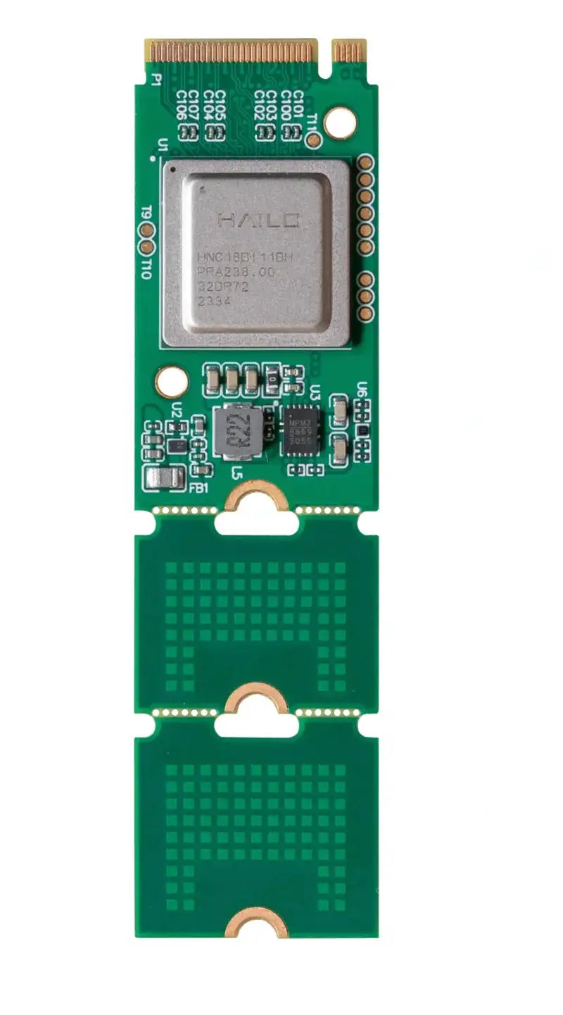 Hailo-8 M.2 AI Acceleration Module AI Module 26TOPS Industrial Grade PCIe Expansion Computing Power Card Includes Heat Sink
