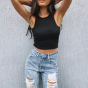 Breathable Crop Top for Women Summer Style