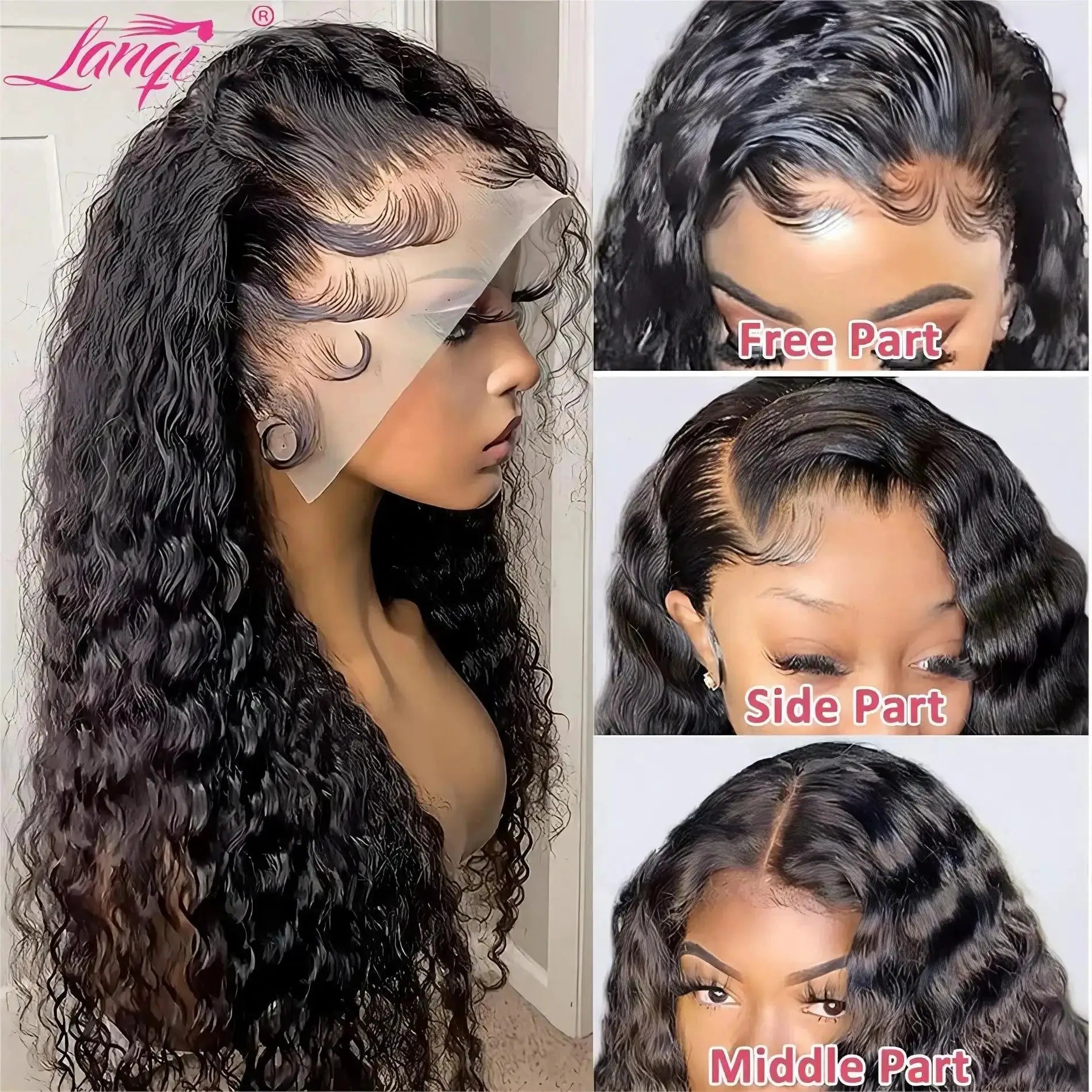 Premium Brazilian Remy Deep Wave Lace Front Wig Comfort