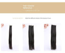 Seamless Hair Extension Real Hair Long Straight Hair Band 8D