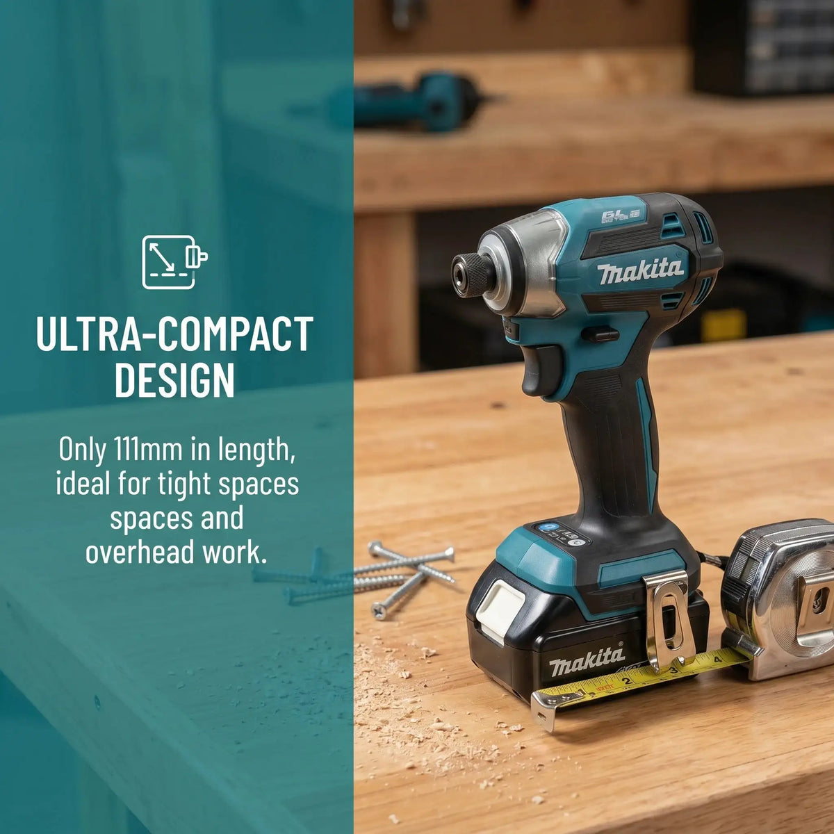 2026 Makita DTD173 18V Cordless Impact Driver BL Brushless Motor Electric Drill Wood/Bolt/T-Mode Rechargeable Power Tools