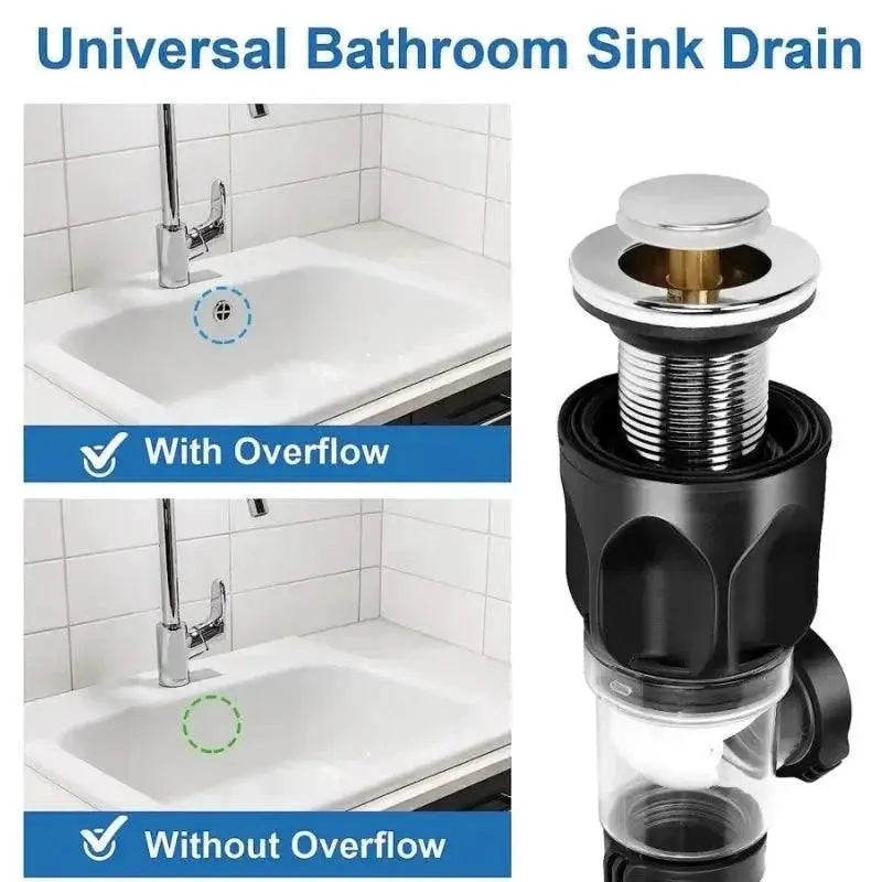 FlexiSink Retractable Drain Filter For Kitchen And Bathroom