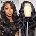 Luxury Body Wave Lace Front Wig Pre Plucked Remy Human Hair