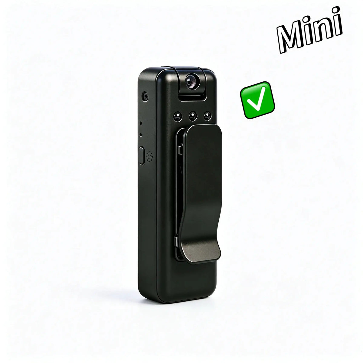 Pocket Sized Mini Body Camera HD Recorder, Clip-on Wearable — product view 2
