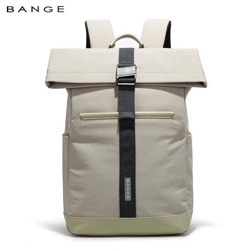 BANGE Waterproof Roll Top School Bags Lightweight Large Capacity School Laptop Backpack Sac A Dos